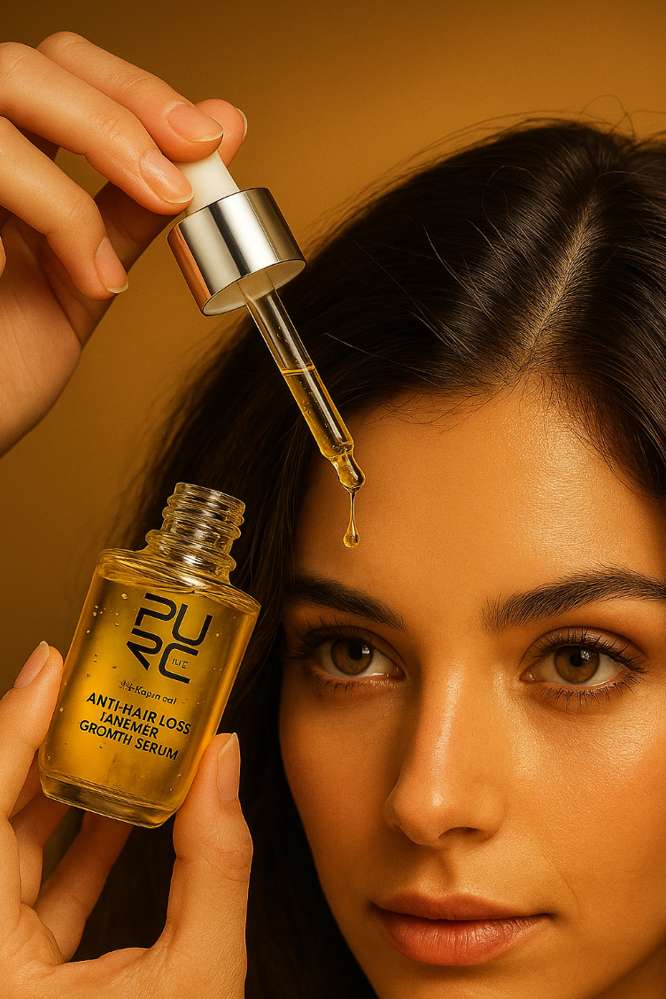 Dagligt Hårserum – Stärk hårrötterna & främja fylligare hår